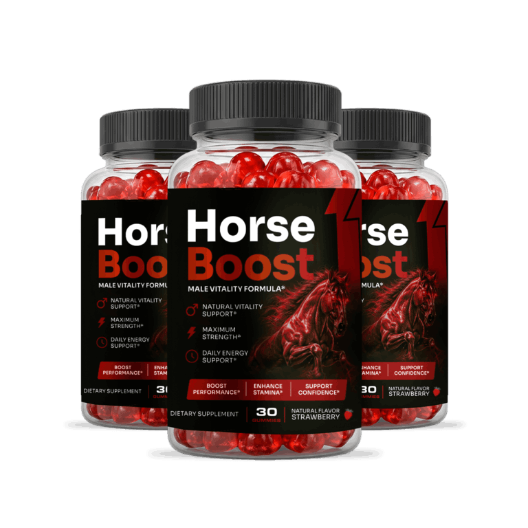 Horse Boost men's wellness gummy 3-bottle pack
