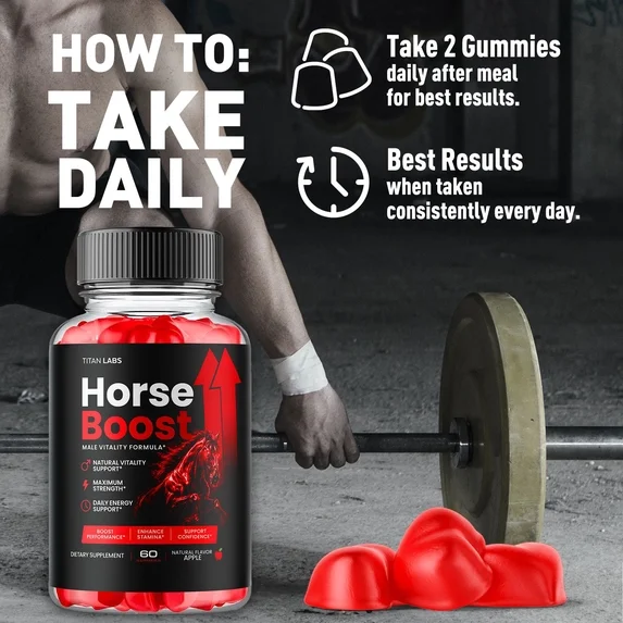 Horse Boost formulated to support men's daily energy